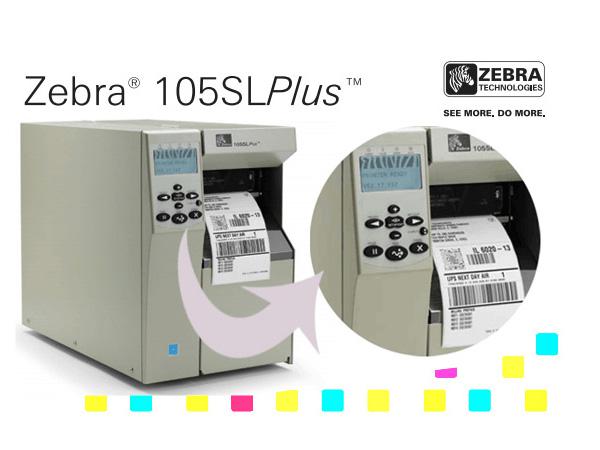 斑马Zebra 105SL plus 工业打印机 条码标签打印机